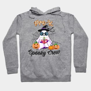 Spooky Ghost Pumpkin Halloween Teacher Hoodie